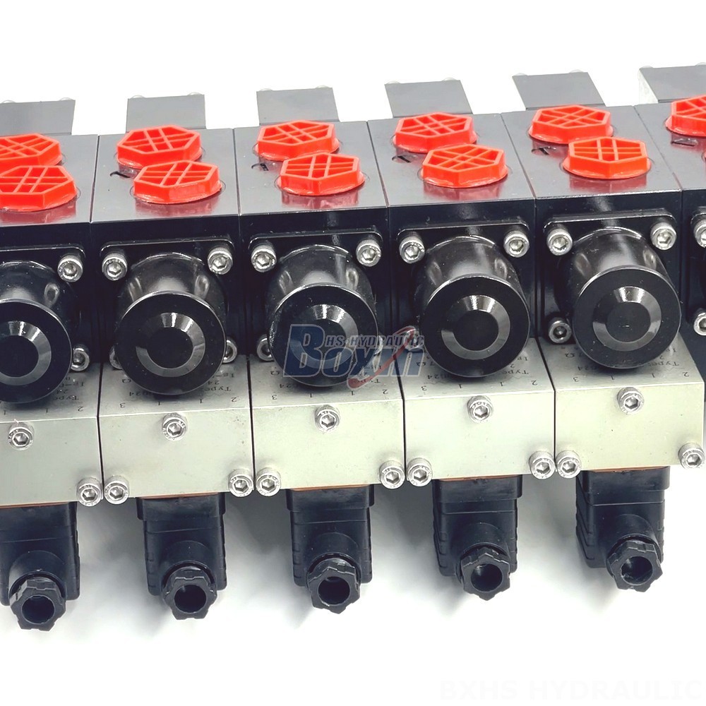 HSDSL Electric Proportional and Manual 6 Spool Proportional Control Valve: Innovate with Precision detail image